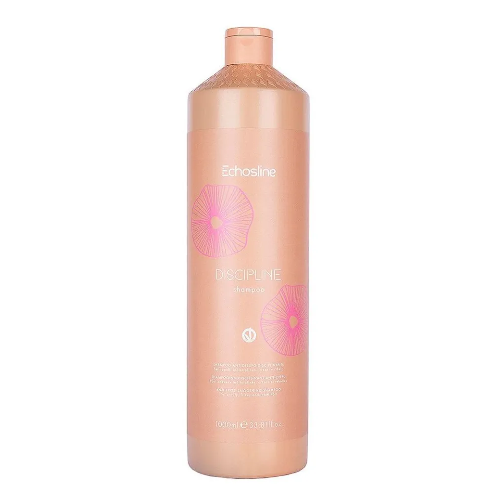 ECHOSLINE DISCIPLINE Shampoo - Shampooing pour cheveux poreux, 1000 ml