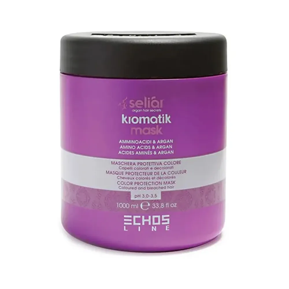 ECHOSLINE Seliar KROMATIK Mask — Masque pour cheveux colorés et décolorés, 1000 ml