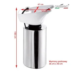 GABBIANO Q-2460 lave‑tête professionnel pour salon de coiffure