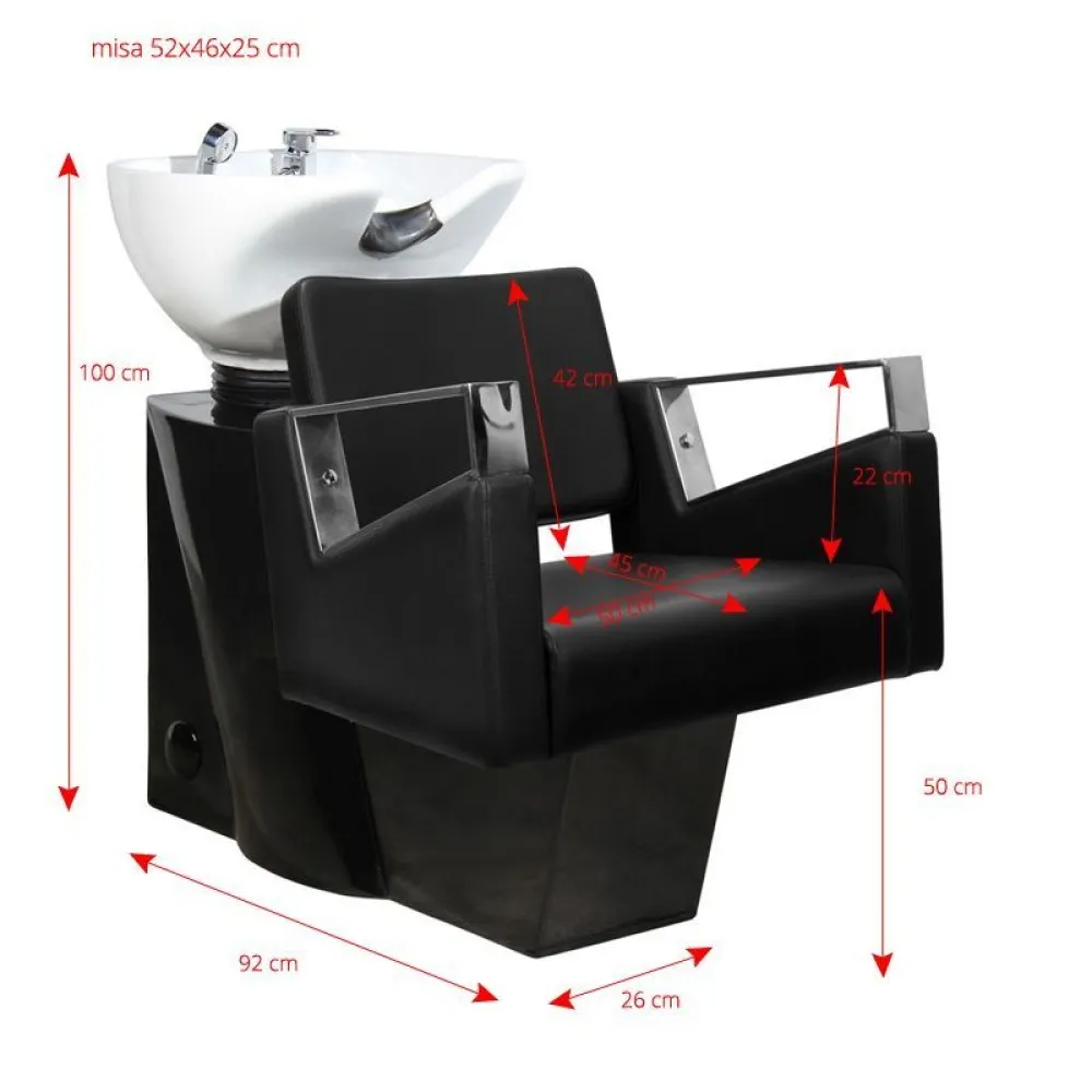 GABBIANO VILNIUS lavabo de coiffure avec fauteuil