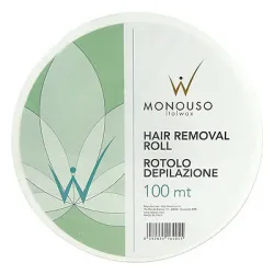 ItalWax MONOUSO Papier d'épilation en rouleau 100 m