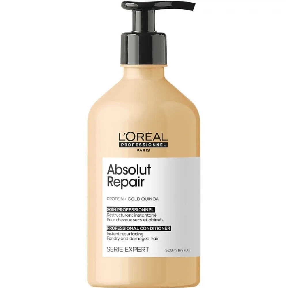 L'Oréal Professionnel Serie Expert Absolut Repair Conditioner - Après-shampoing réparateur pour cheveux abîmés, 500 ml