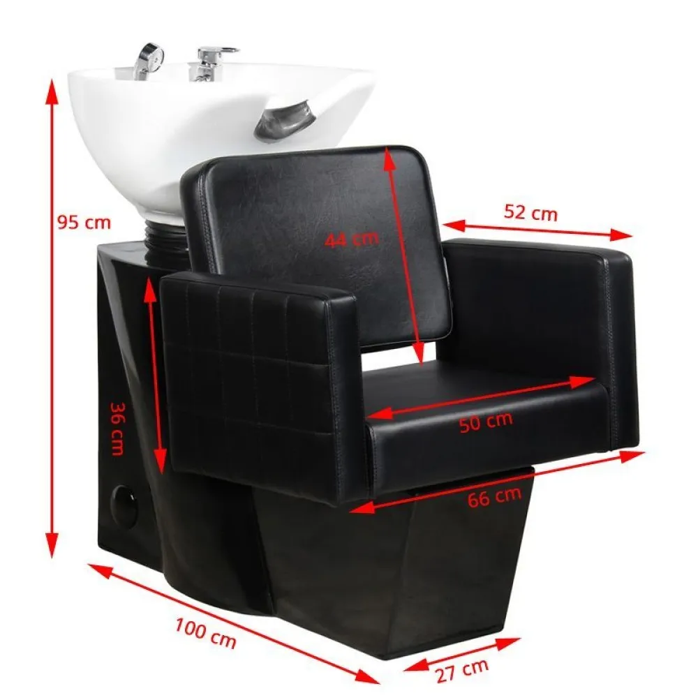 Bac à shampooing GABBIANO ANKARA avec fauteuil de coiffure