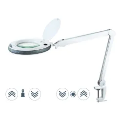 Lampe LED avec loupe, lumière froide/chaude