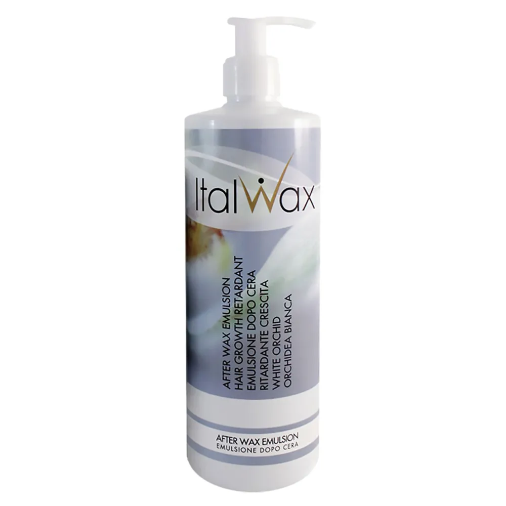 Italwax Emulsion après-épilation retardatrice de repousse à l’orchidée blanche, 500 ml