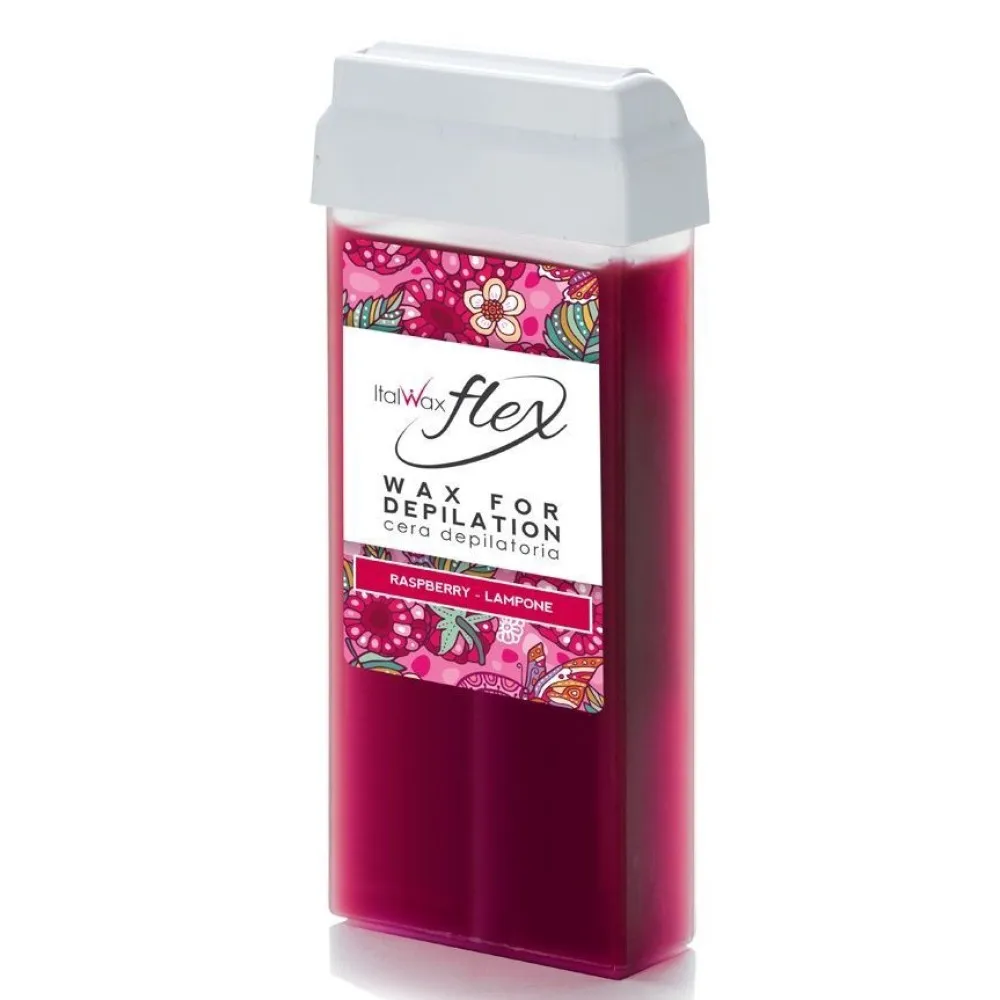 Italwax FLEX Raspberry — Cire au dioxyde de titane, parfum framboise, 100 ml