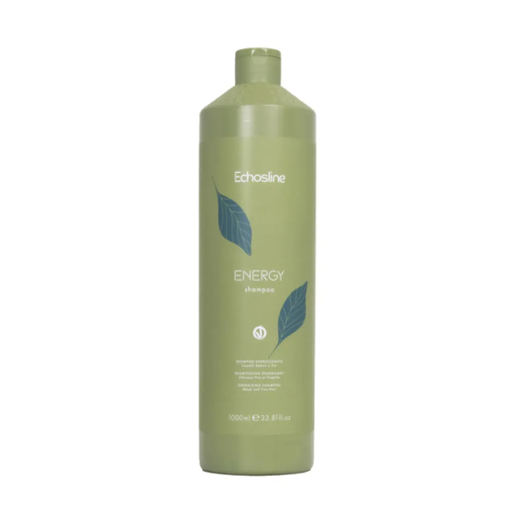 ECHOSLINE ENERGY Shampoo - Shampooing fortifiant 1000 ml