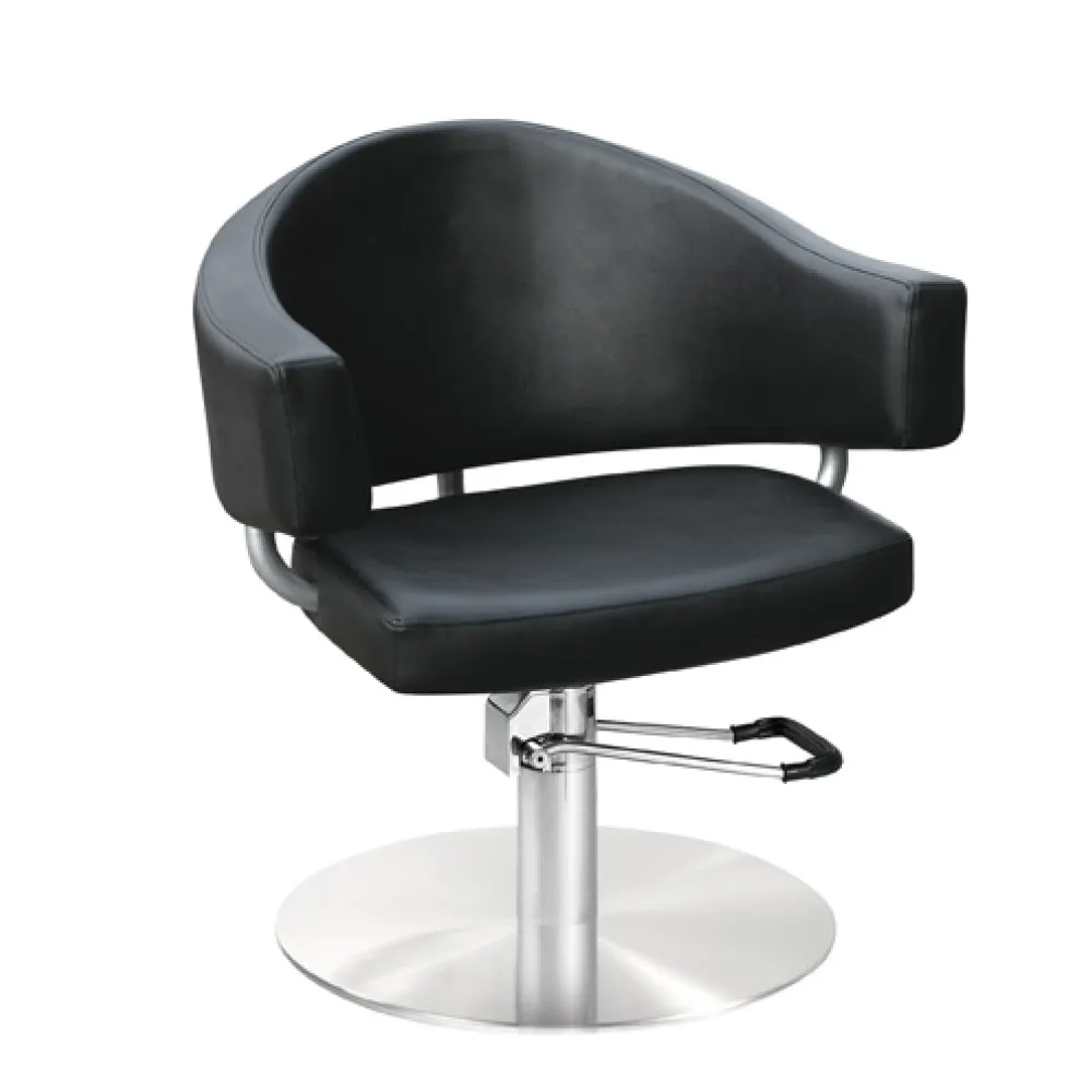 Fauteuil de coiffure Valencia à piètement rond