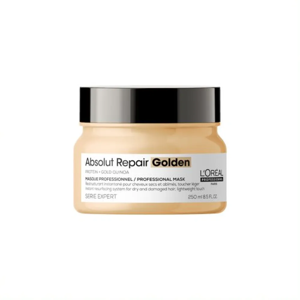 L'Oreal Professionnel Serie Expert Absolut Repair GOLDEN Mask - Masque réparateur intense pour cheveux abîmés, 250 ml