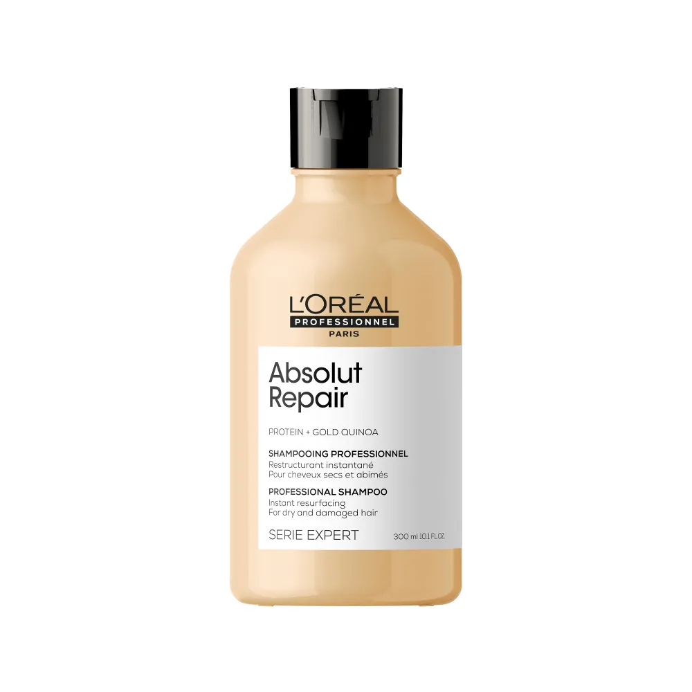 L'Oreal Professionnel Serie Expert Absolut Repair Shampoo - Shampooing réparateur pour cheveux abîmés, 300 ml