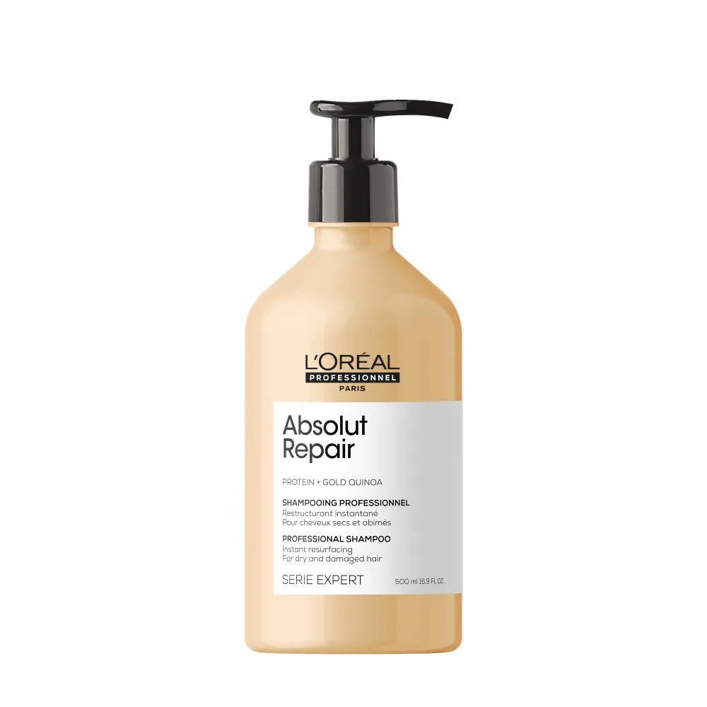 L'Oréal Professionnel Série Expert Absolut Repair — Shampooing réparateur pour cheveux abîmés, 500 ml