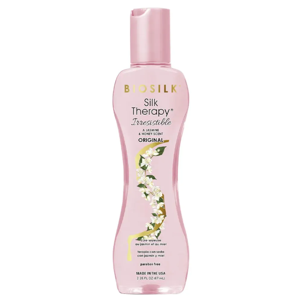 BioSilk Irresistible Leave-in Treatment – Soie liquide sans rinçage pour cheveux, parfum jasmin et miel, 167 ml