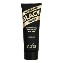 Art Of Sun Black Super Dark Tanner - Crème pour solarium sans bronzants additionnels, 125 ml