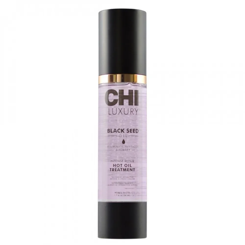 CHI LUXURY Black Seed Oil Hot Oil Treatment - Huile chauffante régénérante intensive, 50 ml
