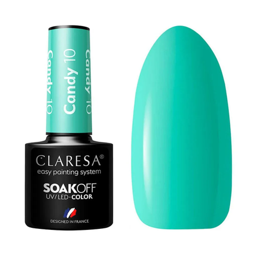 CLARESA Candy 10 - Vernis à ongles gel, 5 ml