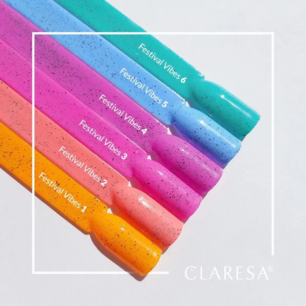CLARESA Festival Vibes 4 - Vernis gel pour ongles, 5 ml