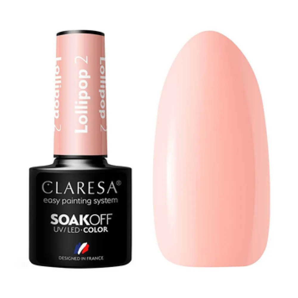 CLARESA Lollipop 2 - Vernis à ongles gel, 5 ml