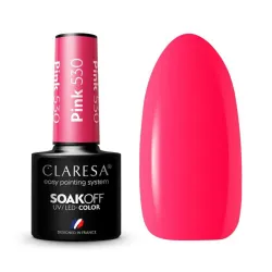 CLARESA PINK 530 - Vernis à ongles gel, 5 ml