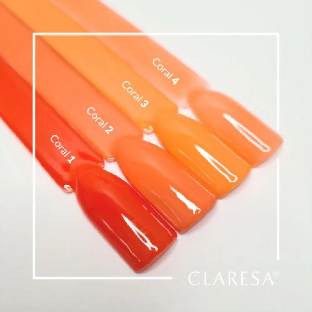 CLARESA Coral 001 - Vernis gel pour ongles, 5 ml