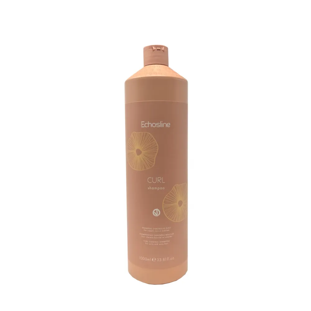 ECHOSLINE Curl Shampoo - Shampooing pour cheveux bouclés, 1000 ml