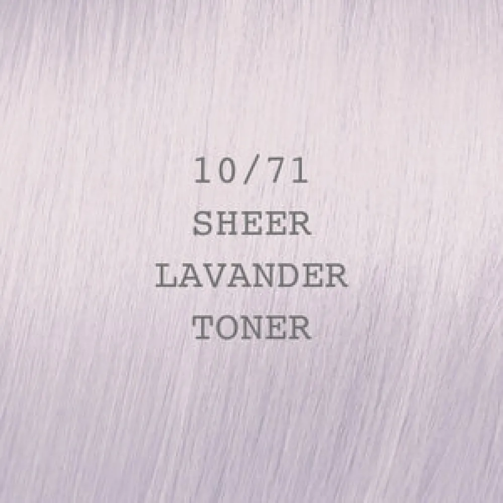 ELGON Moda&Styling Hair Colour - Crème colorante 10/71 SHEER LAVENDER TONER – Lavande translucide pour cheveux blonds