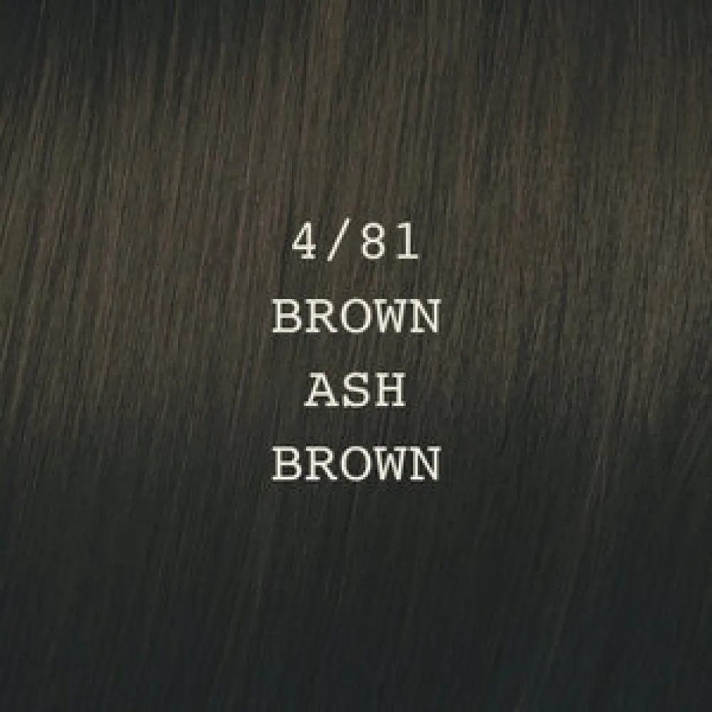 ELGON Moda&Styling Hair Colour - Coloration crème pour cheveux 4/81 - Brun cendré (Brown Ash Brown)