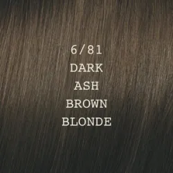ELGON Moda&Styling Hair Colour - Crème colorante pour cheveux, 6/81 - brun cendré foncé / blond