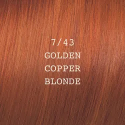 ELGON Moda&Styling Hair Colour - Coloration crème pour cheveux, 7/43 - Blond doré cuivré