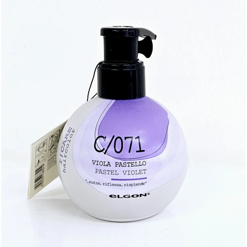 ELGON I CARE haircolor - Crème colorante conditionnante à rincer, C/071, Violet pastel