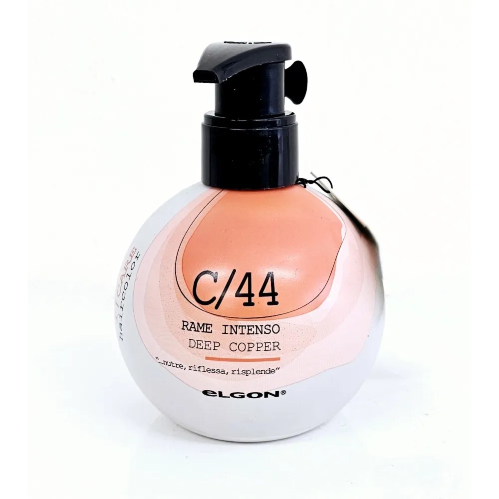 ELGON I CARE haircolor - Crème colorante à rincer et conditionnante, C/44 Cuivre profond