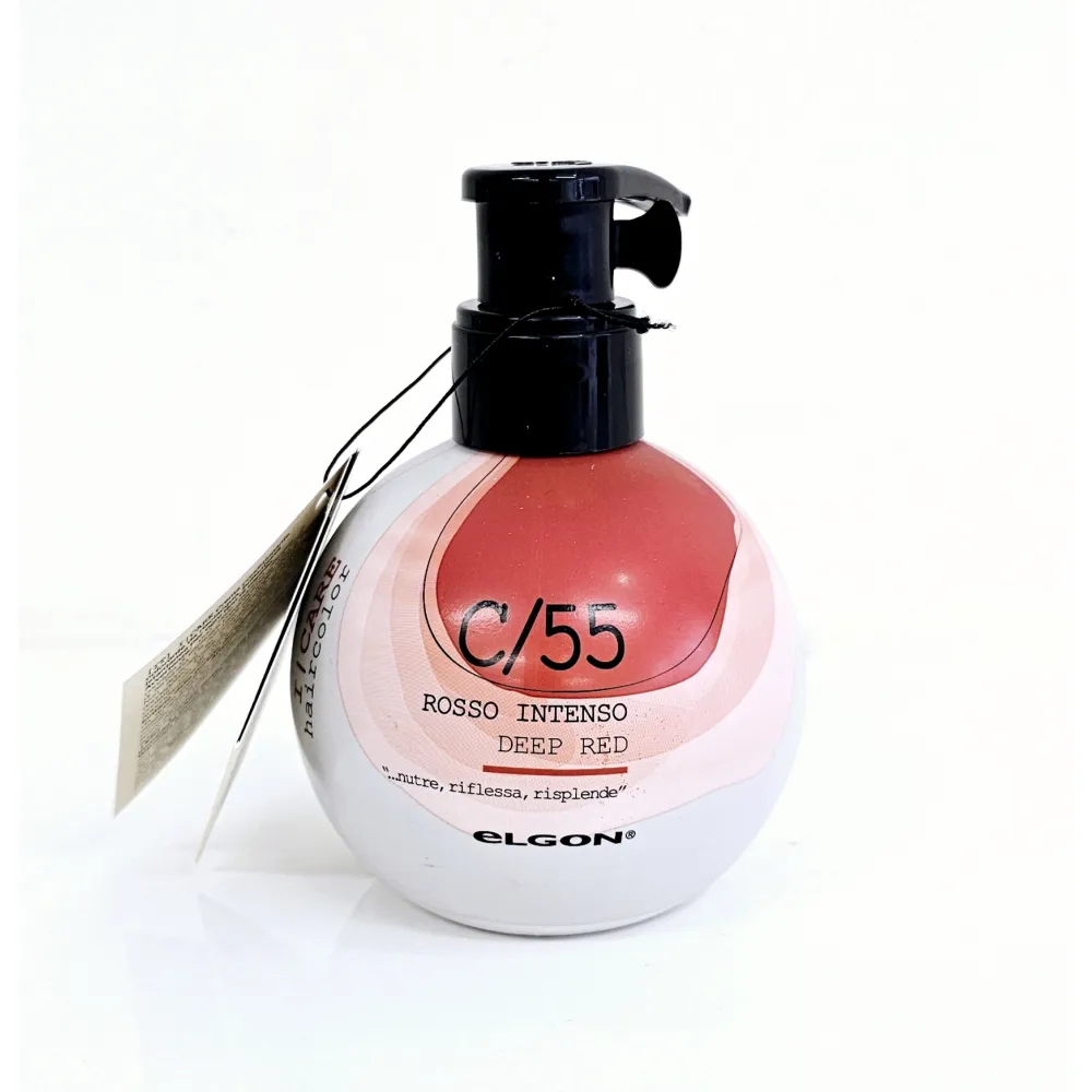 ELGON I CARE haircolor - crème colorante conditionnante à rincer, C/55, DEEP RED