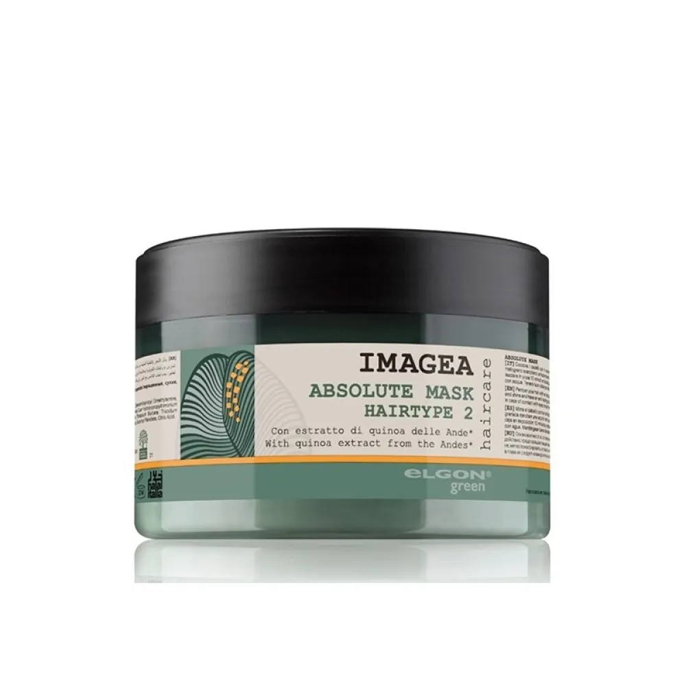 ELGON Imagea Absolute Mask – Masque naturel pour cheveux colorés, 200 ml