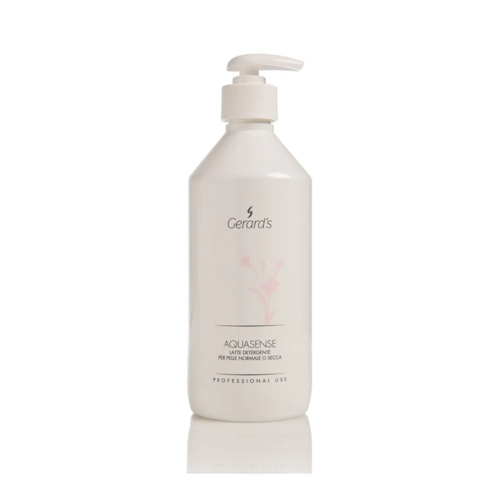 GERARD'S AQUASENSE Lait nettoyant pour peaux normales à sèches, 500 ml