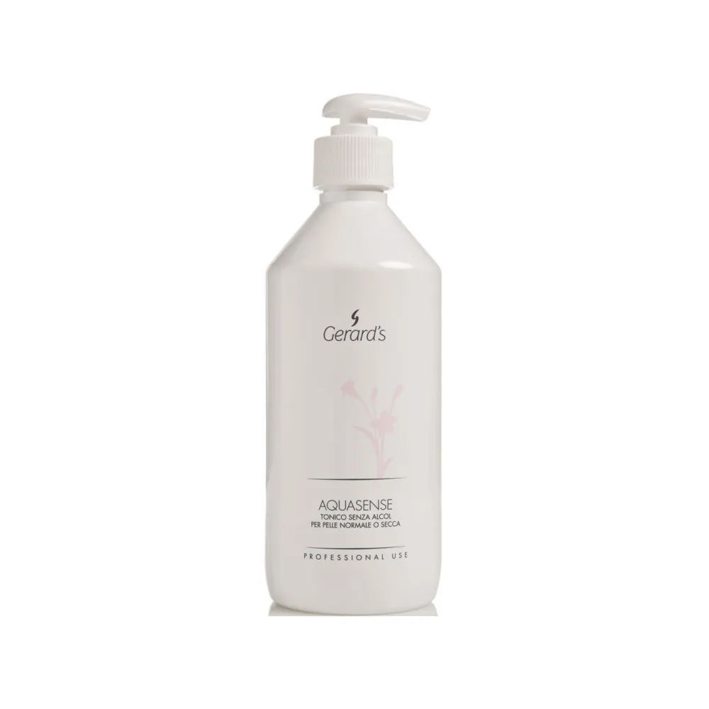 GERARD'S AQUASENSE Lotion tonique sans alcool pour peaux normales ou sèches, 500 ml
