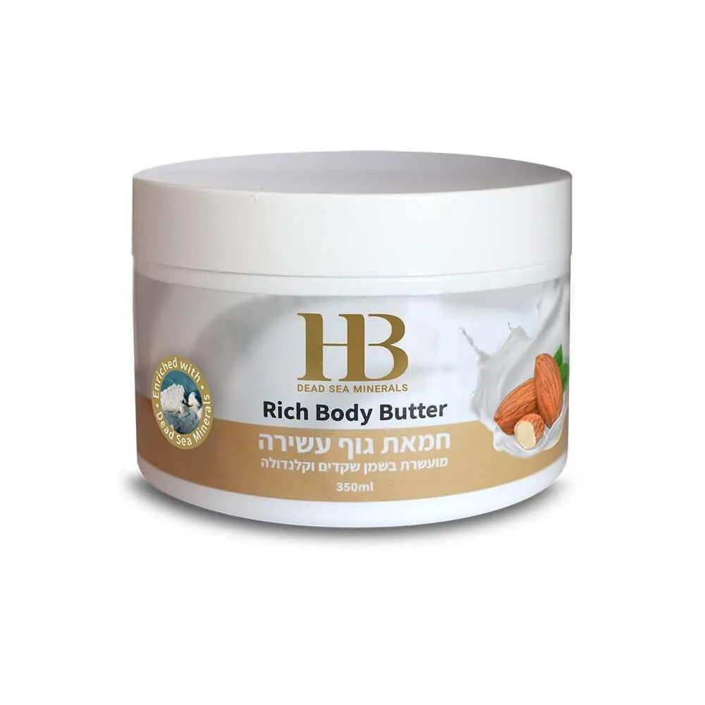 H&B Rich Body Butter — Beurre corporel riche à l'huile d'amande et au calendula, 350 ml (but-almond)