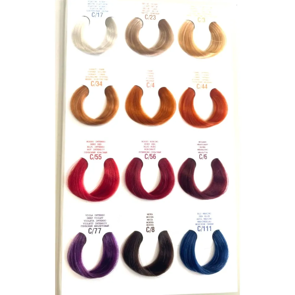 ELGON I CARE haircolor - crème colorante conditionnante à rincer, C/55, DEEP RED