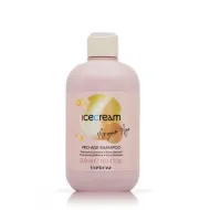 Inebrya Ice Cream Argan Age Pro-Age Shampoo – Shampooing réparateur pour cheveux chimiquement traités, ternes et sans vie, 300 ml