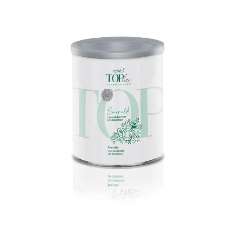 ItalWax Top Line Emerald – Cire douce Émeraude, 800 ml