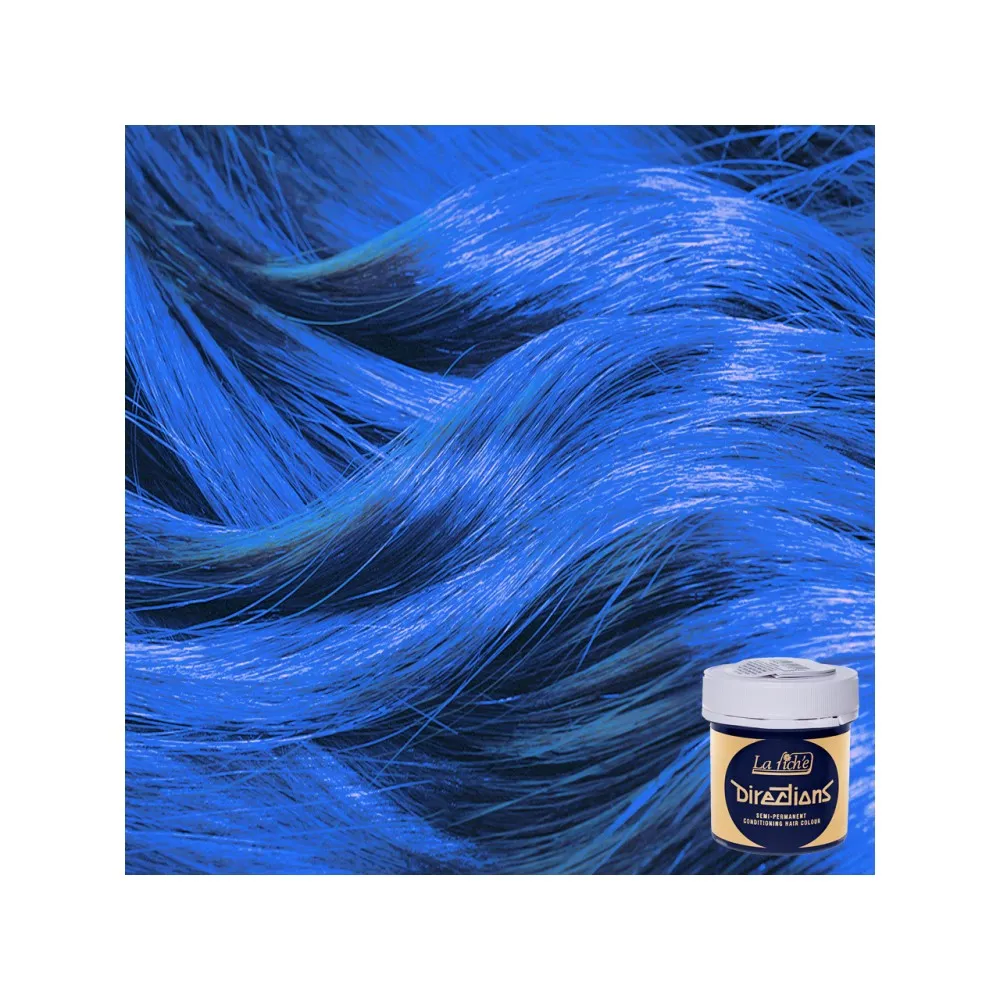 La Riche Directions — Coloration tonique semi-permanente pour cheveux : ATLANTIC BLUE