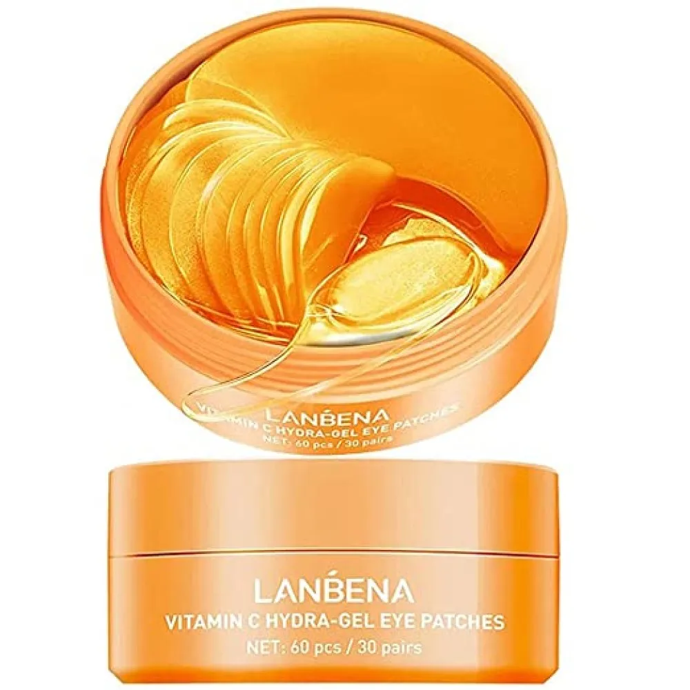 Lanbena Patchs Hydrogel Contour des Yeux à la Vitamine C