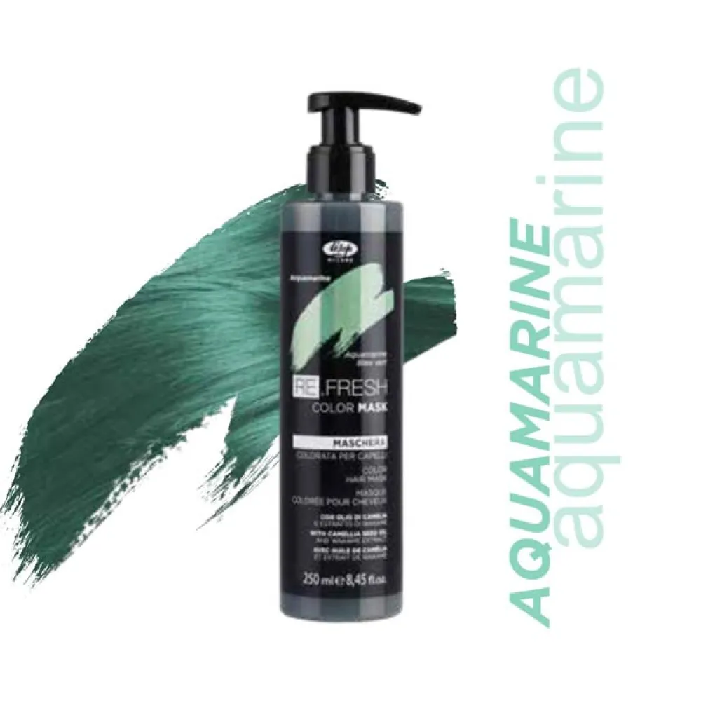 Lisap Milano Re.Fresh Color Mask - Masque colorant, AQUAMARINE
