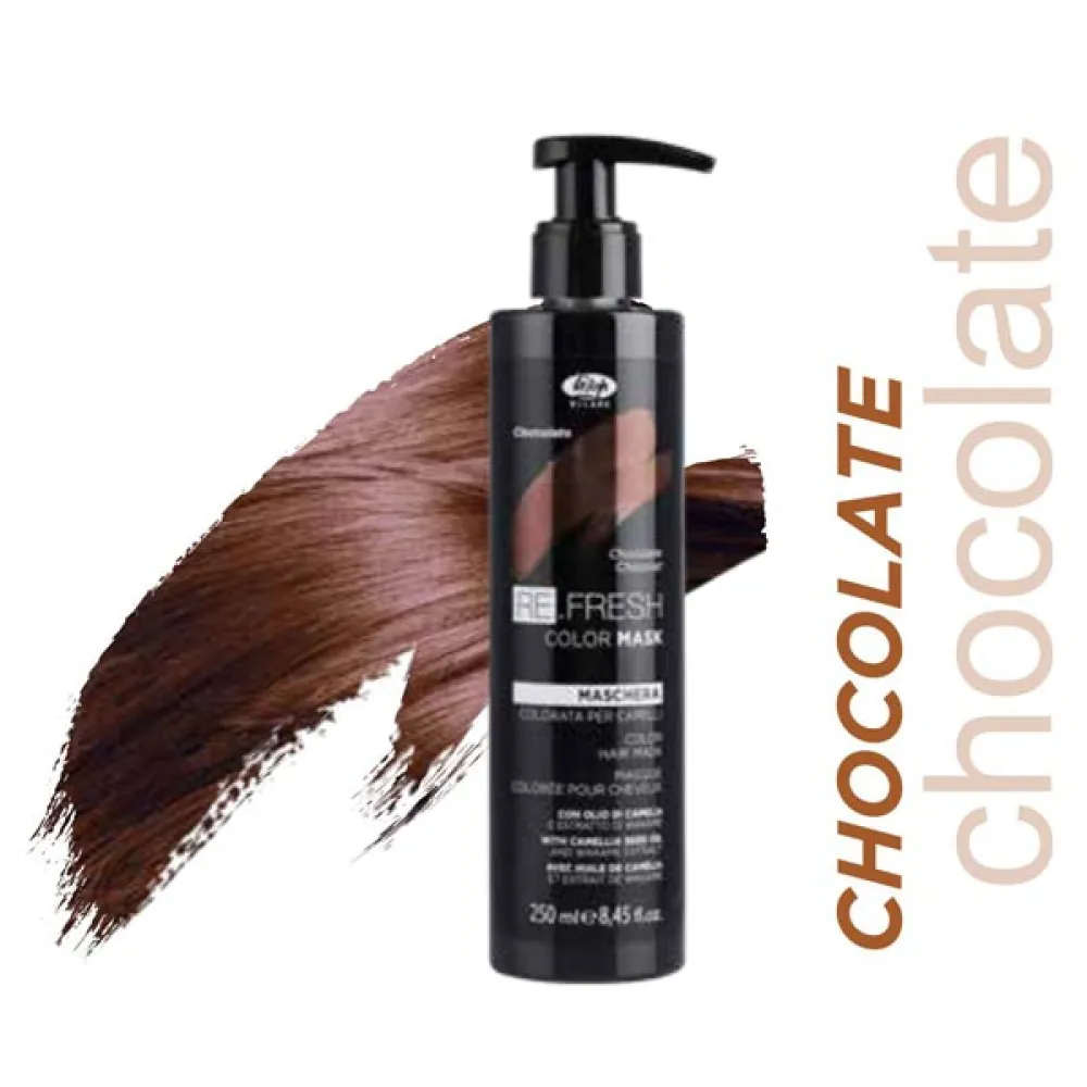 Lisap Milano Re.Fresh Color Mask - Masque tonalisant, CHOCOLAT