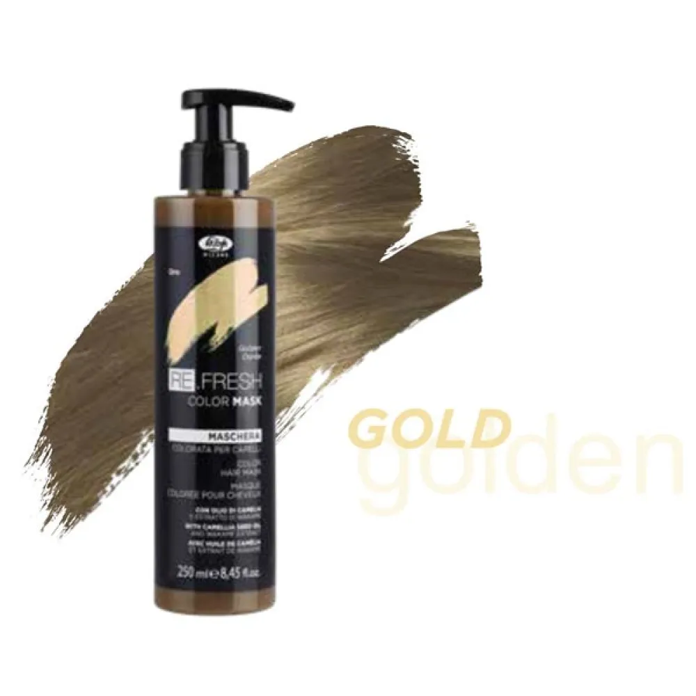 Lisap Milano Re.Fresh Color Mask - masque colorant GOLDEN