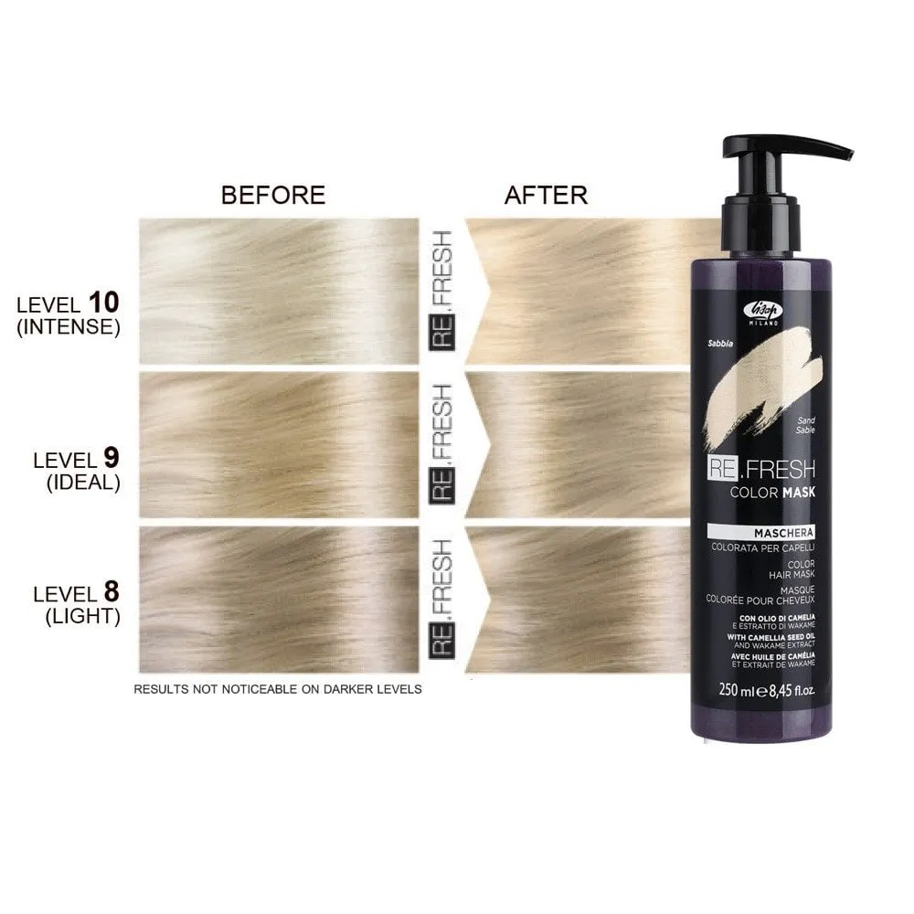 Lisap Milano Re.Fresh Color Mask - Masque colorant, SAND