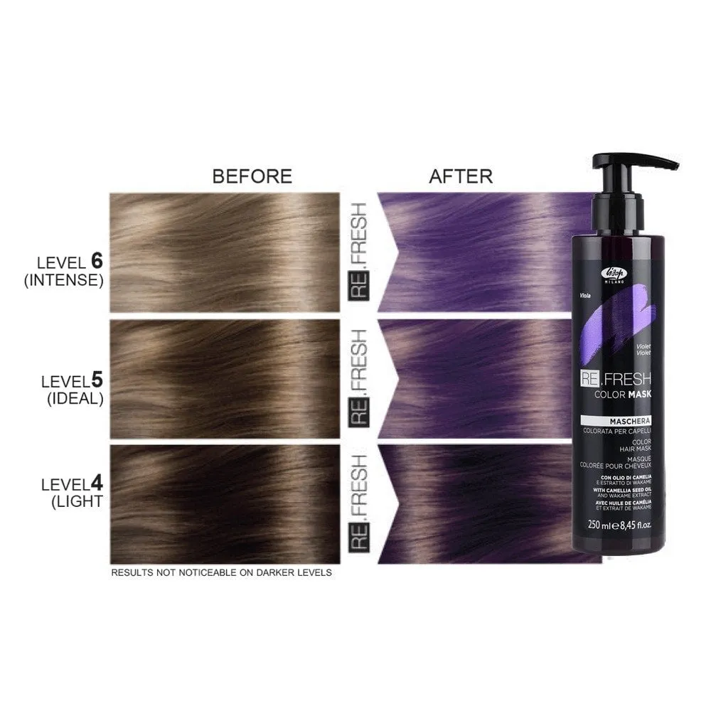 Lisap Milano Re.Fresh Color Mask - Masque colorant violet