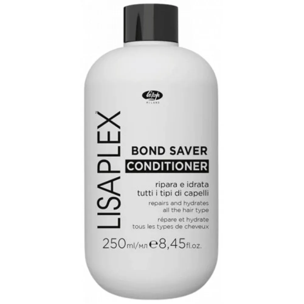 Lisap Lisaplex Bond Saver Conditioner — Après-shampooing réparateur et hydratant pour tous types de cheveux, 250 ml
