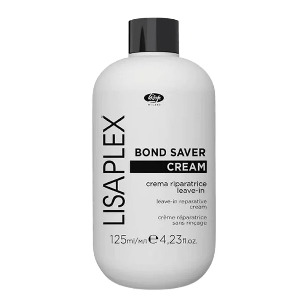 Lisap Lisaplex Bond Saver Cream - Crème sans rinçage réparatrice pour cheveux, 125 ml