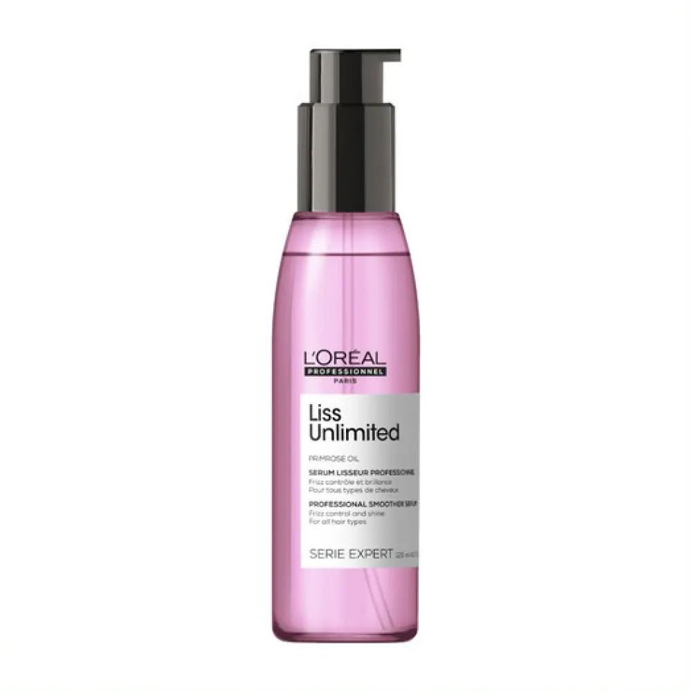 L'Oréal Professionnel Serie Expert Liss Unlimited Sérum - Sérum lissant pour cheveux secs et indisciplinés, 125 ml