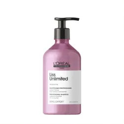L'Oréal Professionnel Série Expert Liss Unlimited — Shampooing lissant pour cheveux secs et indisciplinés, 500 ml