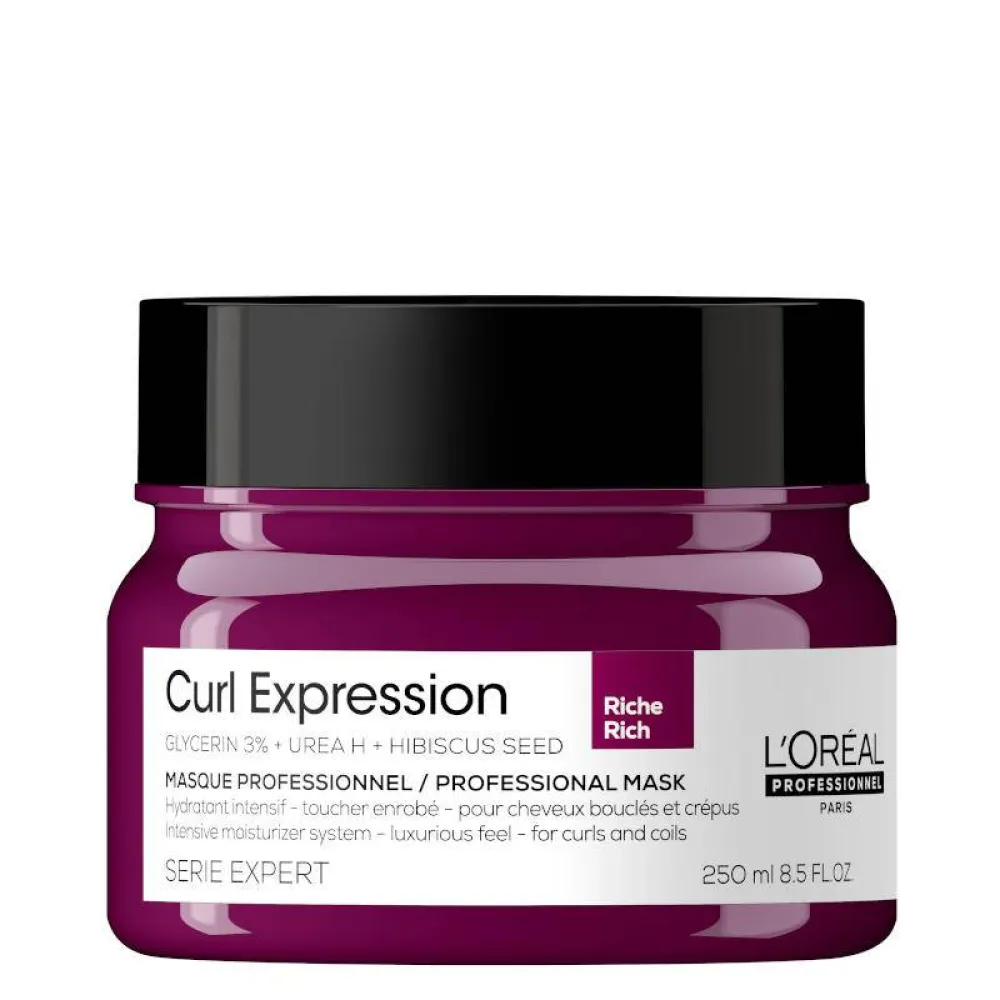 L'Oreal Professionnel Serie Expert Curl Expression Mask – Masque pour cheveux ondulés et bouclés, 250 ml